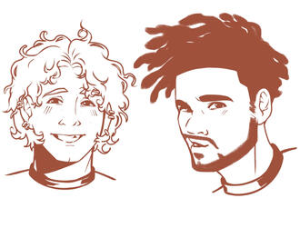 Hanks 4 &amp;1 Lineart